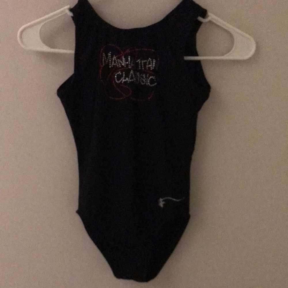 Girl Gymnastics Leopard Destira Child Large - CL